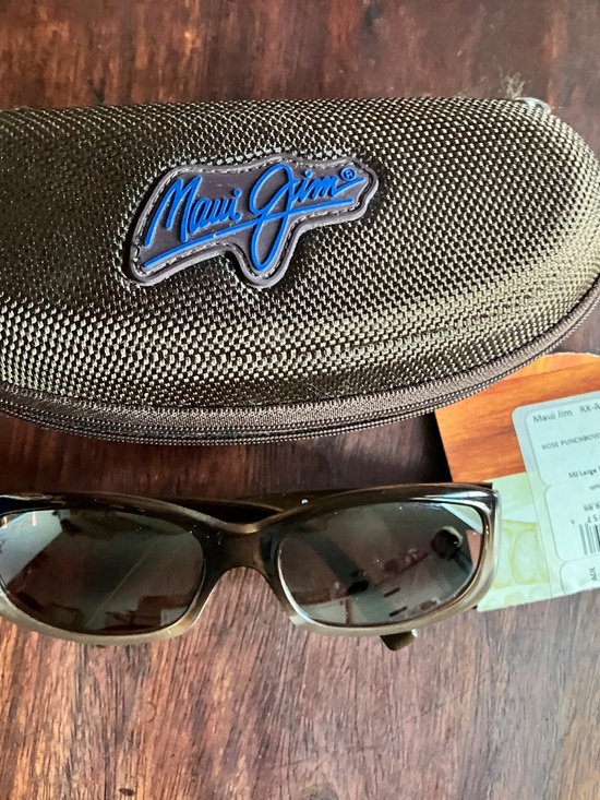 Maui Jim Punchbowl Sunglasses R/MJ 219-01 in Chocolate Fade w/Maui Rose Lenses main image 4